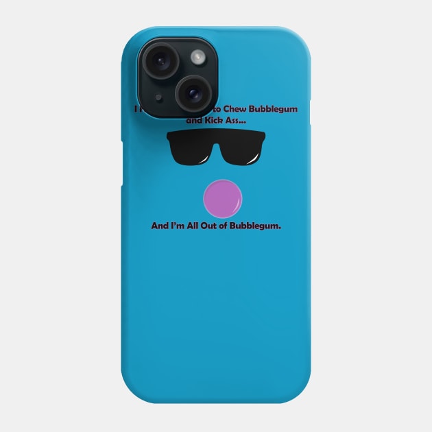Time to chew Bubble Gum Phone Case by JJFGraphics