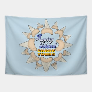 Amity Island Shark Tours Tapestry