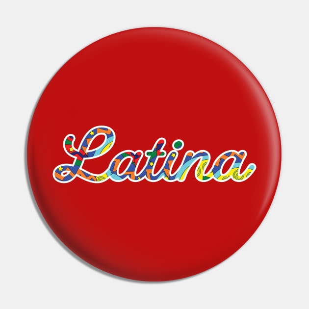 Latina - Mexican Pattern Pin by snapoutofit