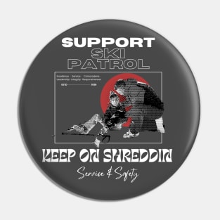 Support Ski Patrol Pin