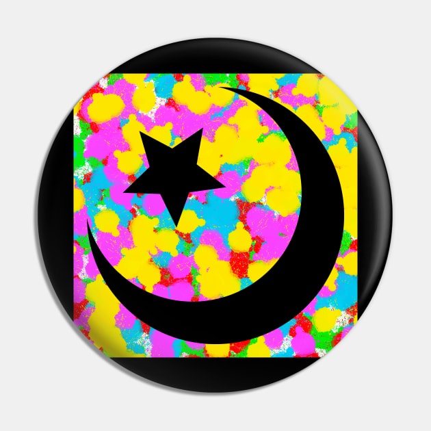 Islam Tie Dye Pin by IBMClothing