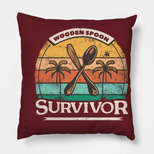 Wooden Spoon Survivor Pillow