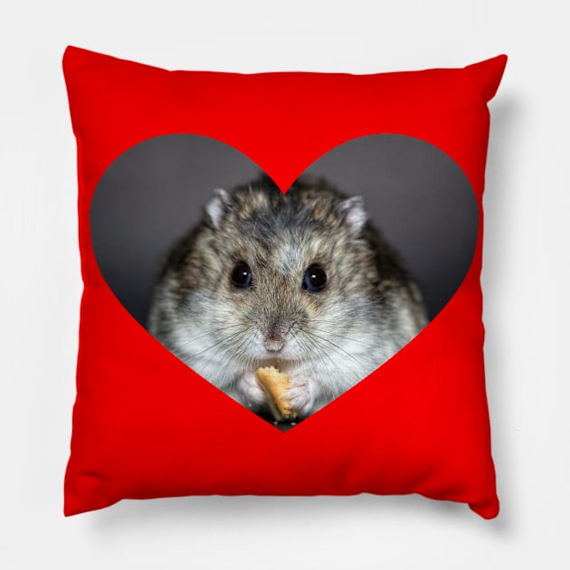 HAMSTER LOVE Pillow by FromBerlinGift