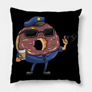 Donat Cop Police Coffee Handcuffs Pillow