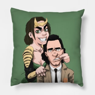 loki fan art Pillow