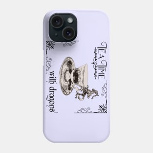 Tea Time with Dragons Phone Case