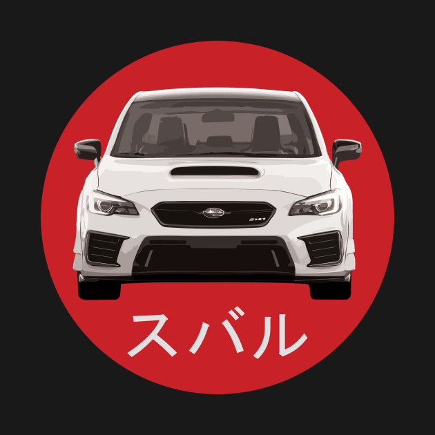 Subaru STI - JDM Design T-Shirt by TheAngryHoneyBadger