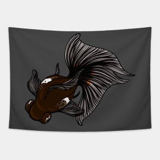 Brown Fantail Goldfish Tapestry