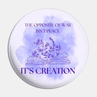 Uplift Collection - War/Peace/Creation (Purple) Pin