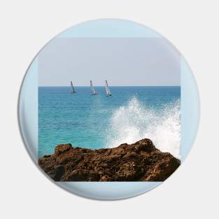 Trio Boats Pin