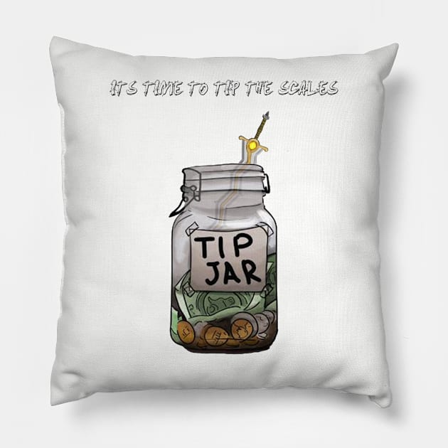 Tip the Scales! Pillow by Sully245
