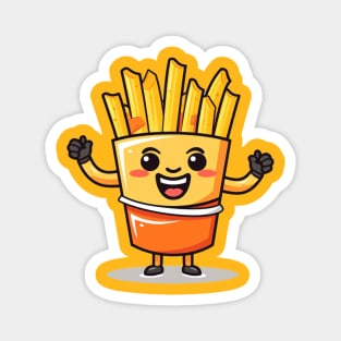 Cute French Fries T-Shirt cute characters Magnet