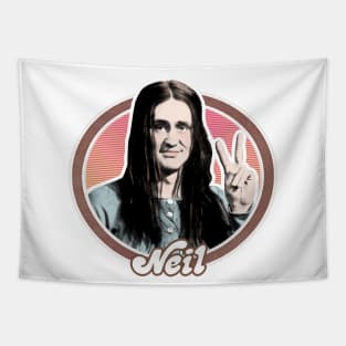 Neil Pye The Young Ones /// Retro Fan Art Design Tapestry