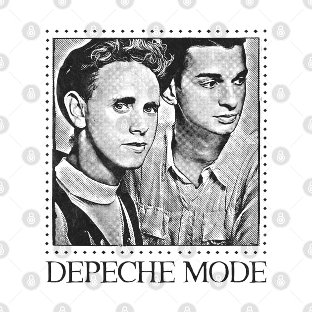 Depeche Mode 80s \ Original Faded Style Design by DankFutura