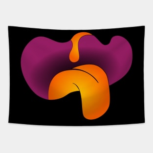 Halloween Funny Monster Mouth Tapestry