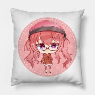 Entropic Float Amelie Macon Chibi Sticker And Others Pillow