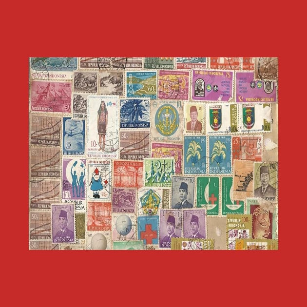 stamps art by popcastAGEN
