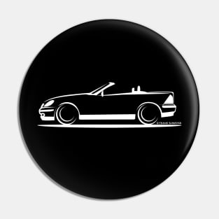 Mercedes Benz SLK R170 White Pin