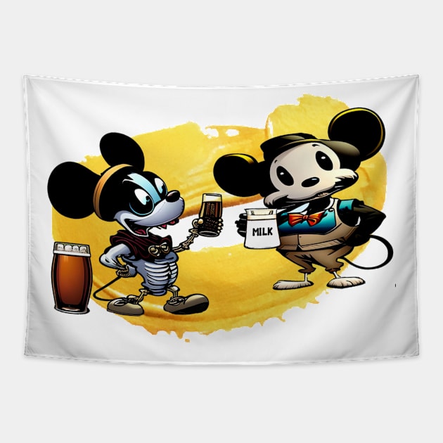 Mice in comparison Tapestry by sweetvision