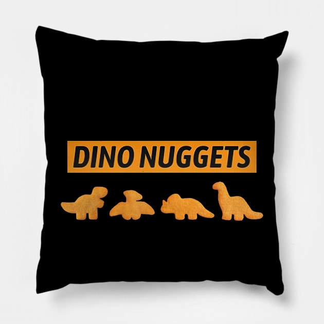 Dino Nuggets Pillow by Veljam