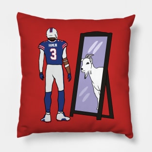 Damar Hamlin Mirror GOAT Pillow