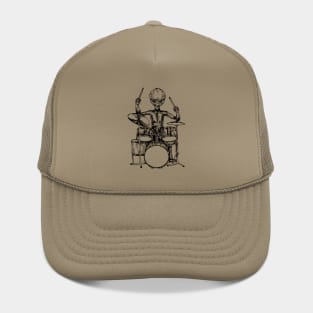 SEEMBO Alien Playing Drums Drummer Musician Drumming Band Hat