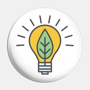 Green Light Environment Icon Pin