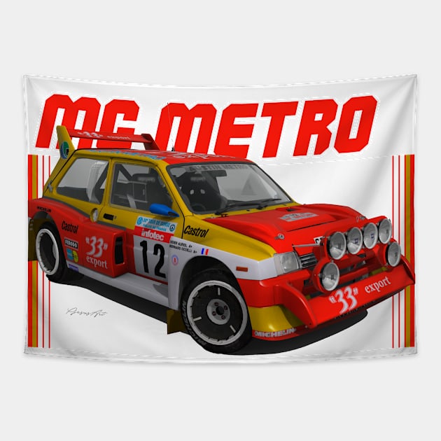 MG Metro 33Export Tapestry by PjesusArt