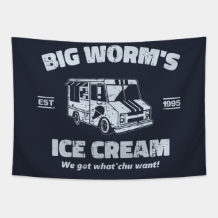 Big Worm’s Ice Cream Vintage Tapestry