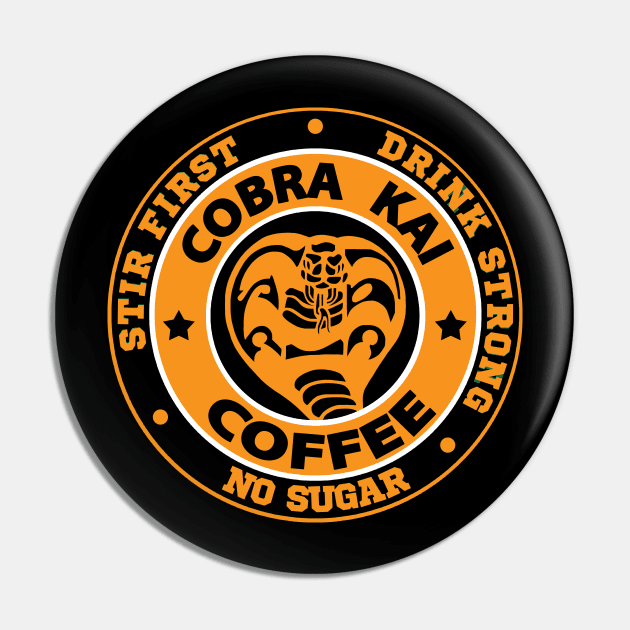 Cobra Kai Coffee Pin by Digitalscribbles