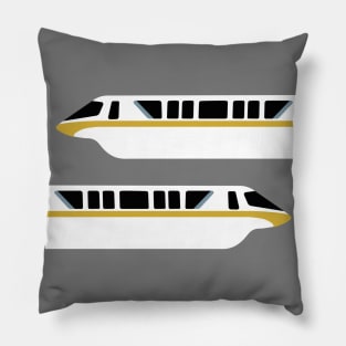 Minimal Monorail Gold Pillow