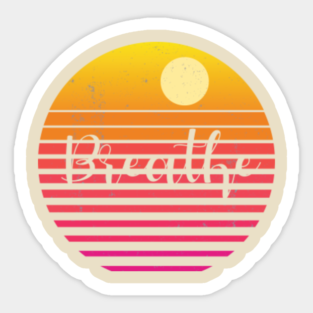 Sunset Circle Sticker