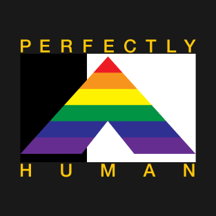 Perfectly Human - Ally Flag T-Shirt