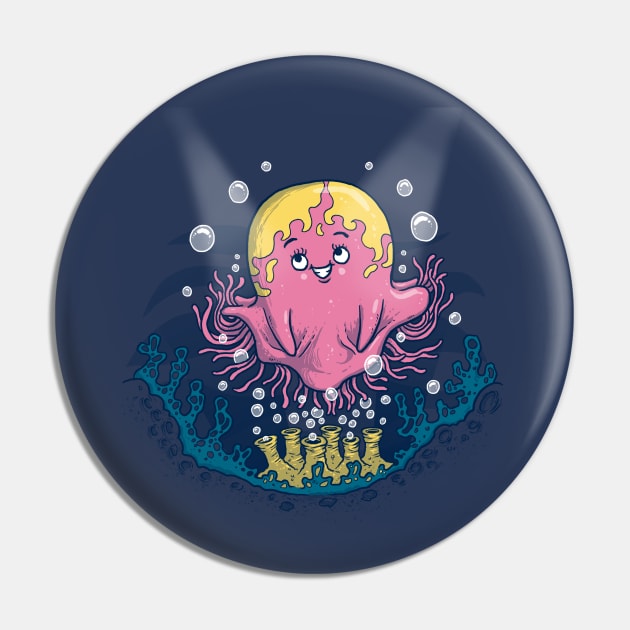 Jellyfish Monroe Pin by salihgonenli