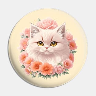 Enchanting Feline Fantasy: Persian Kitten Magic in Artistic Style Pin
