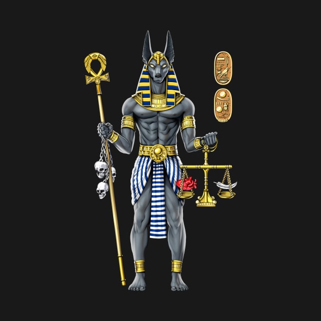 Anubis Egyptian Mythology God by underheaven