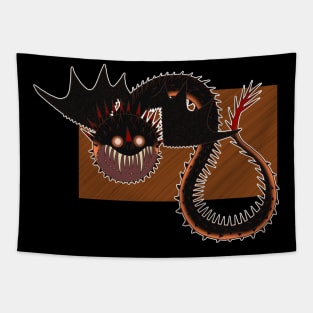 Orange Alternate Whispering Death Tapestry