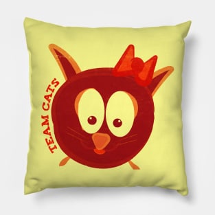 Cat lover team animal lover Pillow