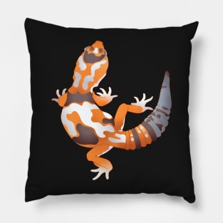 Whiteout African Fat Tailed Gecko Pillow