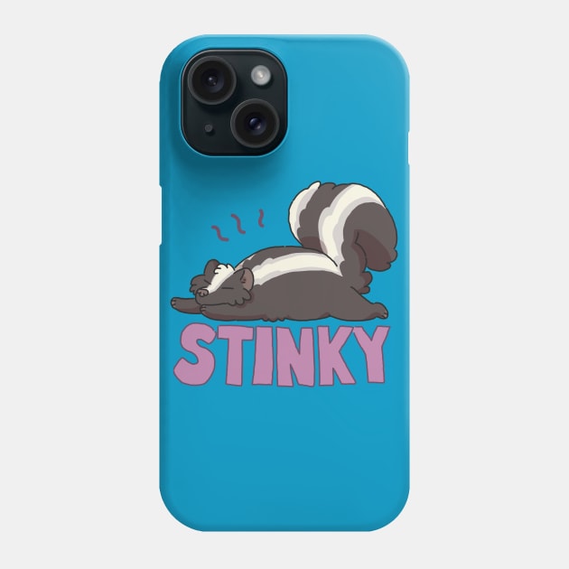 Stinky Skunk Phone Case by goccart