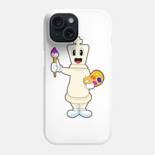 Chess piece King Painter Paint brush Phone Case