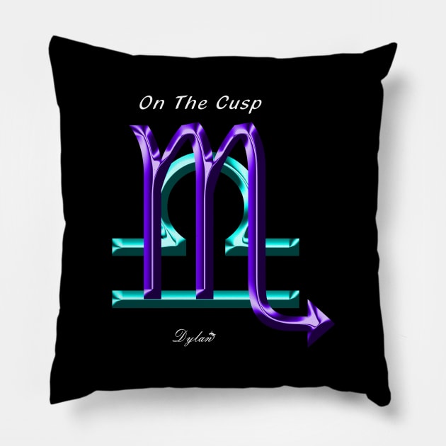 Scorpio Libra Cusp Pillow by DylanArtNPhoto