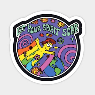 Let Your Spirit Soar Color Art Daughter Magnet