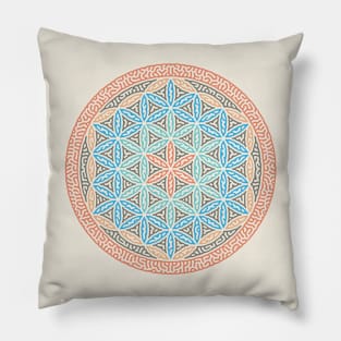 The Flower of Life Pillow