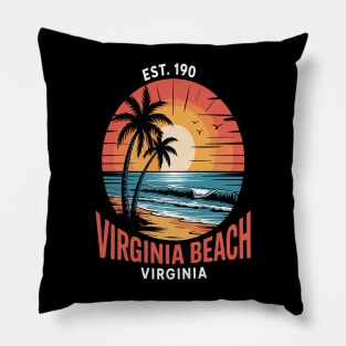 Virginia beach souvenirs Pillow