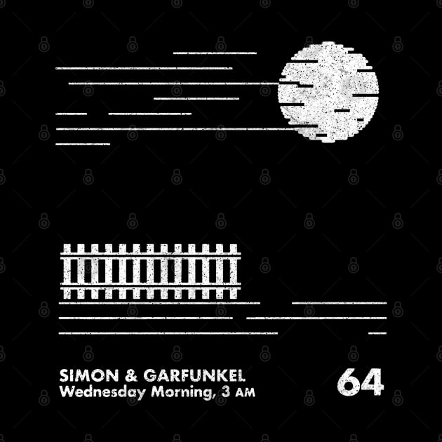 Simon & Garfunkel / Wednesday Morning 3am / Minimalist Design by saudade