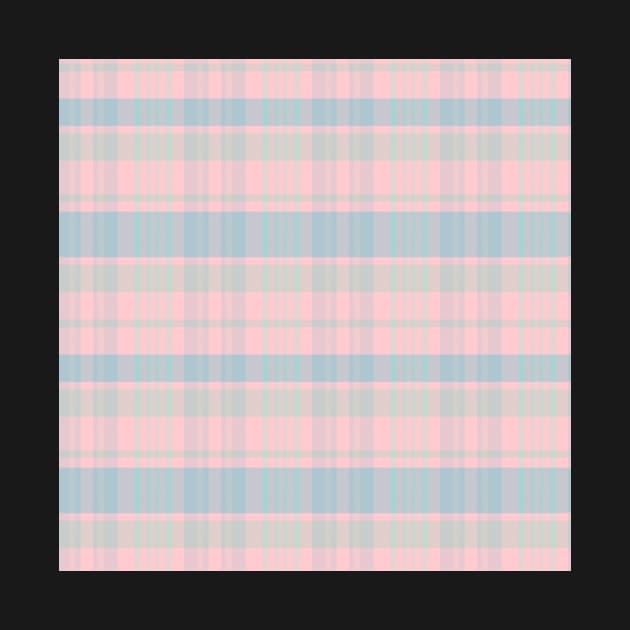 Pastel Aesthetic Calan 1 Hand Drawn Textured Plaid Pattern by GenAumonier