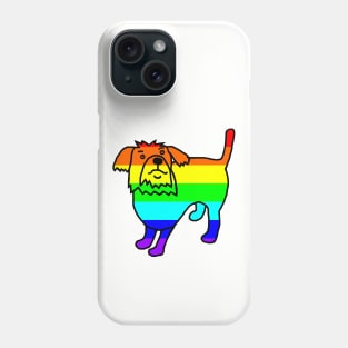 Cute Rainbow Dog Phone Case