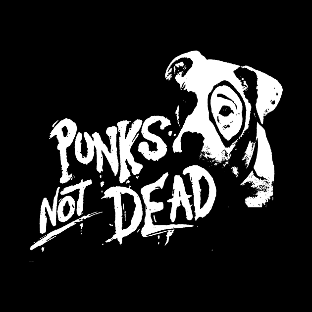Punks Not Dead pop art by TeeFection