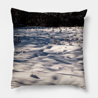 Snow scenery Pillow